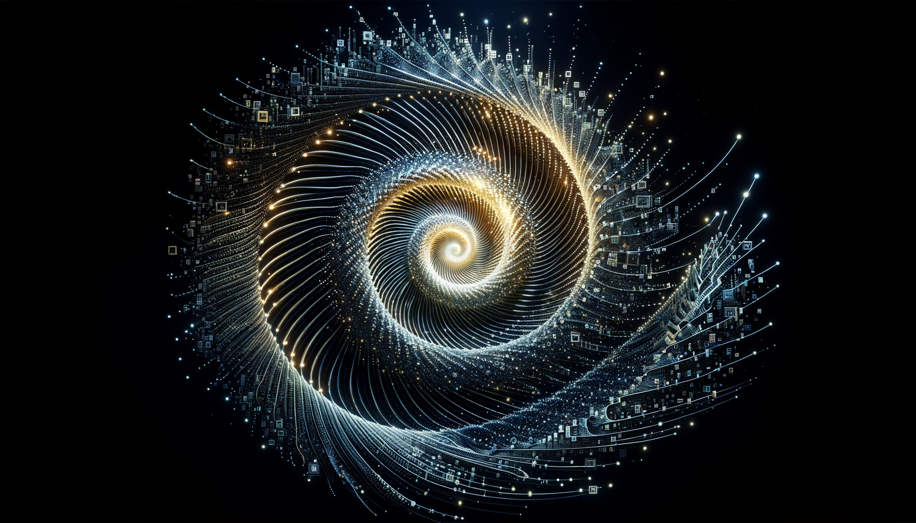 Recursive spiral of self-improvement — a thousand cycles of building, compressed into light